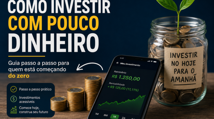 Como Investir com Pouco Dinheiro: Guia Passo a Passo para Quem Está Começando do Zero